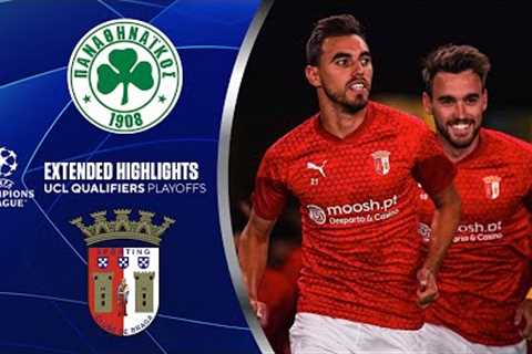 Panathinaikos vs. Braga: Extended Highlights | UCL Qualifiers - Play-offs | CBS Sports Golazo