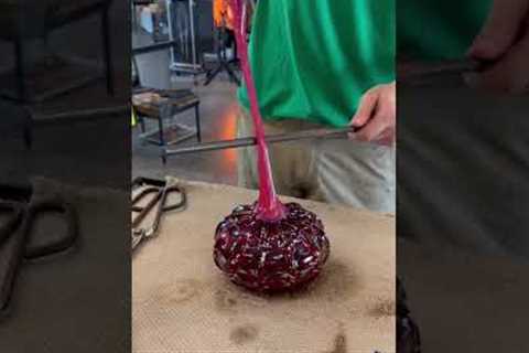 Mesmerizing Glass art #art #glassblowing #glass #cool #satisfying #asmr #fall #pumpkin #decor