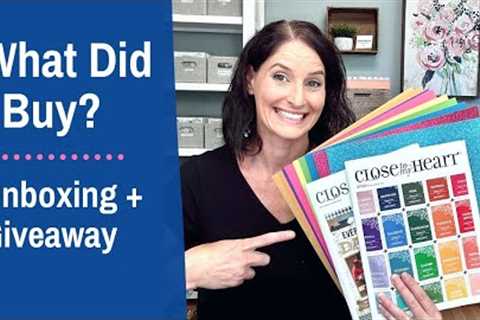 Unboxing Scrapbooking Products + Giveaway | CTMH Essentials &amp; Sept-Oct 2023 Catalogs