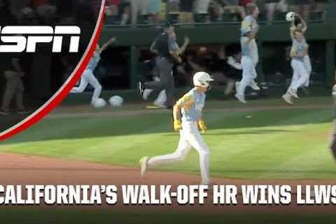 🚨 UNBELIEVABLE ENDING 😱 CALIFORNIA WINS LLWS WITH WALK-OFF HR‼