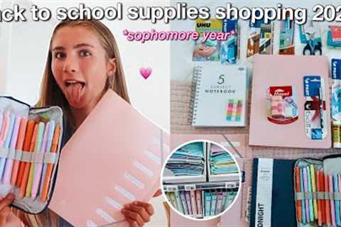 BACK TO SCHOOL SUPPLIES SHOPPING VLOG + HAUL 2023 *sophomore year*