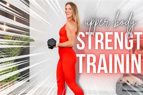 30-minute Upper Body Strength Training with Dumbbells
