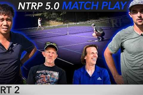 Toxic Tennis Troll vs Joey Drywall - NTRP 5.0 Match (Part 2)