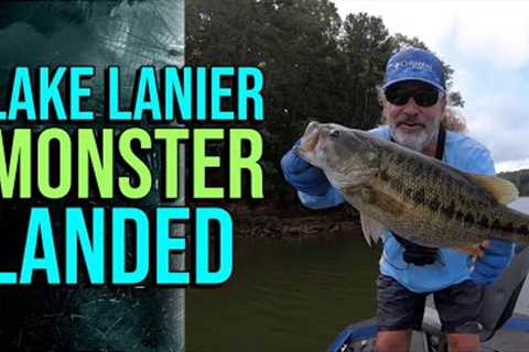 Lake Lanier Monster Caught! #lakelanierfishing2023  #bassfishing