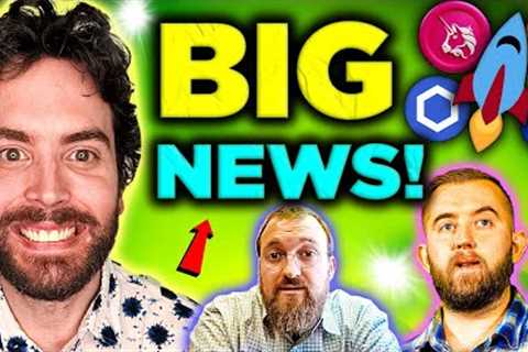 MAJOR CRYPTO NEWS! [Cardano, Chainlink, Uniswap]