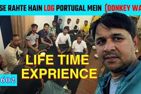 Kaise Rahte Hain Indian Portugal Mein ( Donkey Wale ) | Cycle Travel Vlog | Cycle Baba