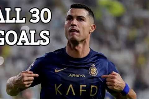 Cristiano Ronaldo All 30 Goals For Al Nassr FC So Far 2023
