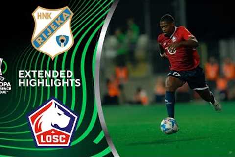 Rijeka vs. Lille : Extended Highlights | UECL Qualifiers - Play-offs | CBS Sports Golazo - Europe