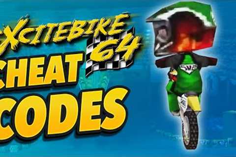 EPIC Cheat Codes in Excitebike 64 on Switch! (Big Heads, Invincibility, &amp; More!)