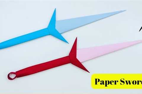 How To Make Easy Paper Sword Toy  For Kids / Nursery Craft Ideas / Paper Craft Easy / KIDS crafts