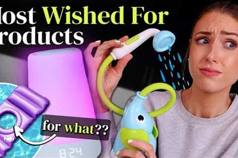 I Bought AMAZON'S MOST WISHED FOR Products for BABY REGISTRY: what's ACTUALLY worth buying??