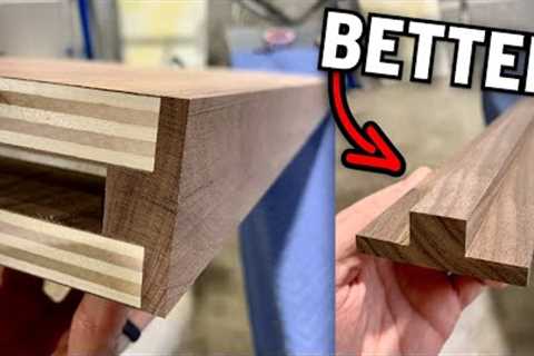 How I build floating shelves | NO PLYWOOD MITER FOLDS