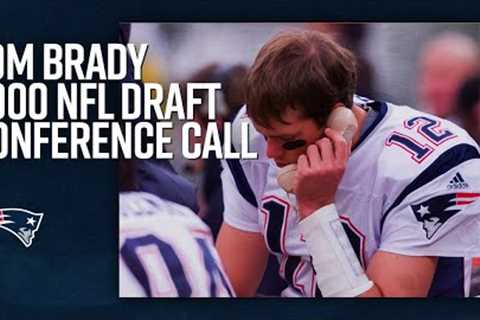 EXCLUSIVE: Tom Brady’s First Phone Call as the 199th Pick in the 2000 NFL Draft