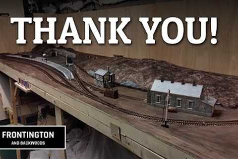 1K Subs Special! Entire model railway layout overview