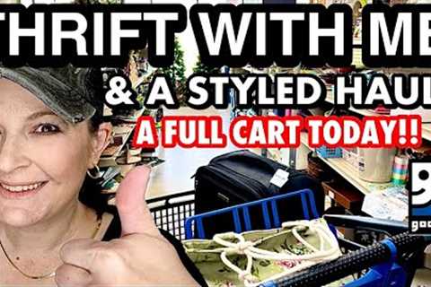 I HIT THE JACKPOT THRIFTING IN GOODWILL * COME THRIFT WITH ME &amp; SEE MY THRIFTED DECOR HAUL