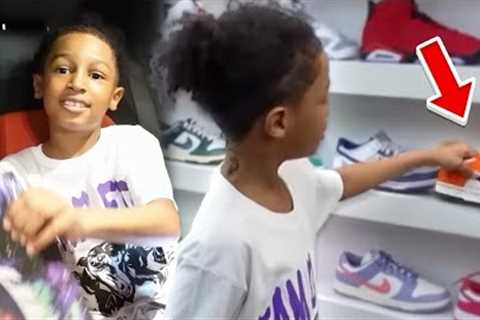 Cj Finally Came Home From Houston, We took him Sneaker Shopping 💙 Ft. Legend (July footage)