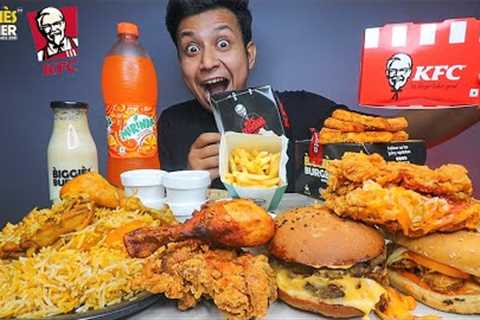 Chicken Biryani with KFC Double Down, Fried Chicken, Zinger Pro Burger, Smoky Red &amp; Lamb Burger