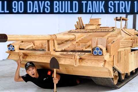 90 Days To Build A Life-Size Wooden Tank For My Son