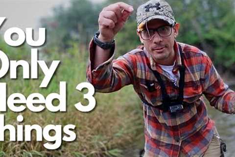 Fly Fishing With THE ABSOLUTE Bare Minimum!!