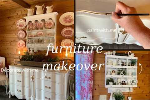 Furniture Makeovers | DIY projects | Paint &amp; Decorate with me!