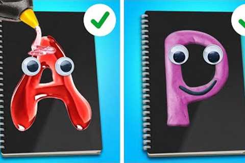 Alphabet Lore School Hacks And Rainbow Crafts 🌈😃