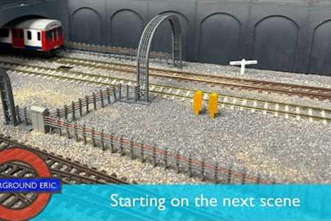 London Underground model railway build 12 - starting the low level scenery and lining the tunnels