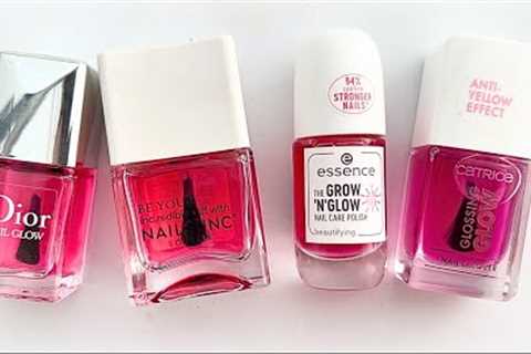 Comparing Pink Glow brightening polishes