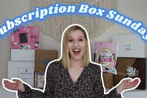 SO MANY BOXES TO START THE MONTH 😍 | Subscription Box Sunday | Vol. 1 September 2023