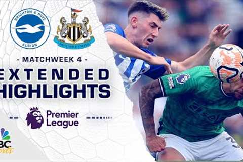 Brighton v. Newcastle United | PREMIER LEAGUE HIGHLIGHTS | 9/2/2023 | NBC Sports