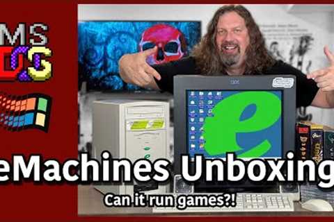 Unboxing a SEALED eMachines PC from 2000. Can it play GAMES?!