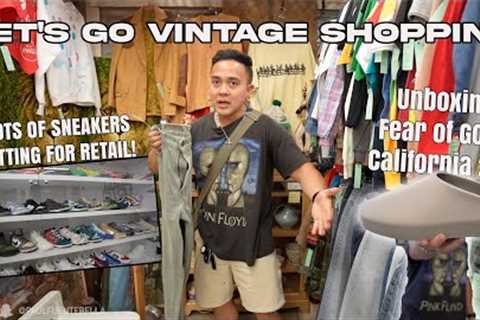 Unboxing Fear of God California 2.0 | Vintage | Sneaker Shopping VLOG