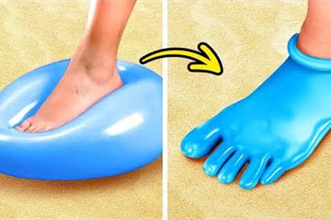 Genius Feet Hacks And DIY Silicone Shoes That Will Blow Your Mind 🤩👟😃