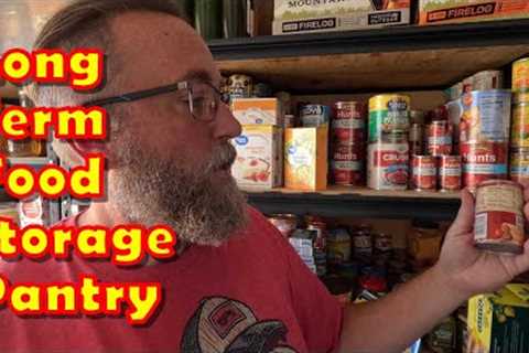 Prepper Pantry Organization | Long Term Food Storage Pantry