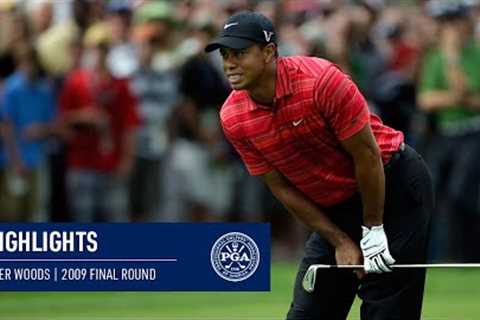 Every Shot from Tiger Woods Tense Final Round | 2009 PGA Championship