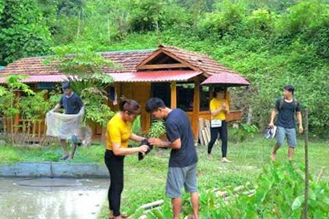 Catch fish, chicken, prepare for honeymoon in the deep forest | Forest life skills DT