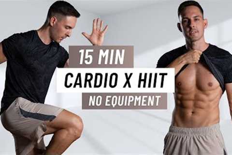 15 MIN FULL BODY CARDIO HIIT Workout - Burn Calories, No Equipment, Home Workout
