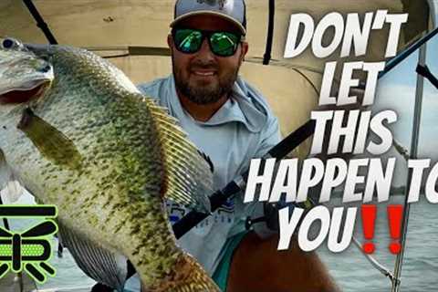 CRAPPIE Fishing LAKE FORK, Then THIS happened‼️🤬🤷🏽‍♂️