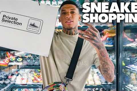 NLE CHOPPA GOES SNEAKER SHOPPING AT PRIVATE SELECTION
