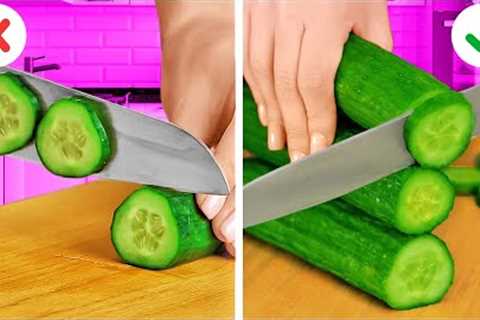 How To Peel And Cut Fruits And Vegetables 🥒🍅🥕 How to Peel Mango, Banana And Pomegranate