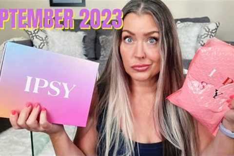 IPSY BY BOXYCHARM AND IPSY GLAMBAG UNBOXING SEPTEMBER 2023 | HOTMESS MOMMA MD