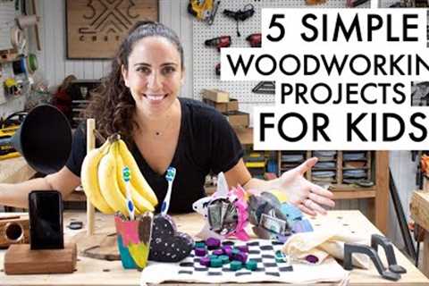 Easy Woodworking Project to Make with Kids // Beginner Woodworking Projects