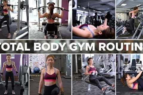 Total Body Strength Training Gym Routine | Joanna Soh