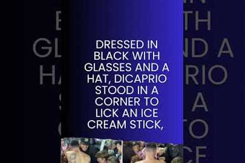 🍦😱⚽DiCaprio Viral Actor's ice cream and Selena Gomez reaction #ytshorts #shortvideo