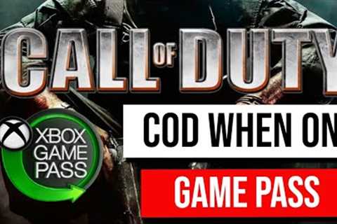 When COD Games Will Join Xbox Game Pass ?