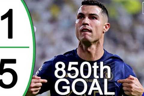 Al Hazem vs Al Nassr Highlights | CRISTIANO RONALDO 850th Career Goal