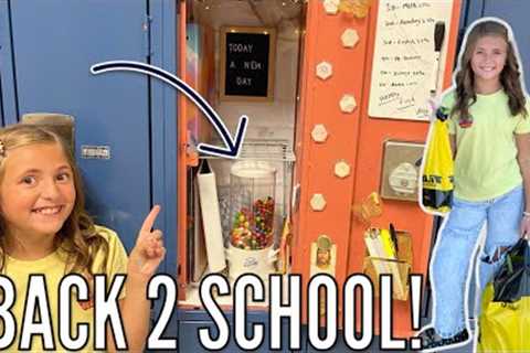 Back 2 School Shopping and 'Killer' Locker Decorating! | Back to Reality after Vacation