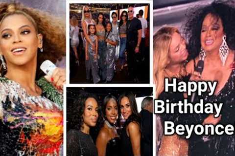 Beyonce Throws a 42nd Birthday Party on Stage. As Lots of Celebrities turned up to Support her.
