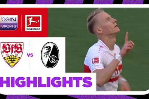 Stuttgart v SC Freiburg | Bundesliga 23/24 Match Highlights