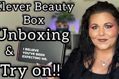 Klever Beauty Box Unboxing &amp; Try On! | Beauty Makeup Subscription Boxes￼