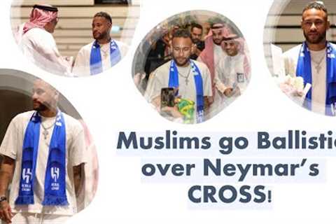 Neymar's 'Bling bling' around his neck creates an Arabian Media storm!